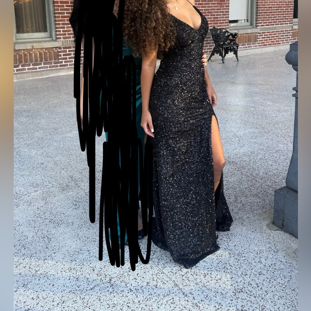 Black Formal Prom Maxi Dress